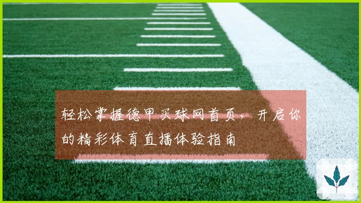 轻松掌握德甲买球网首页，开启你的精彩体育直播体验指南